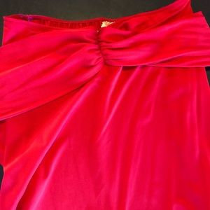 ❤️Red Dress ❤️Debbi Little 100% Red Silk Dress